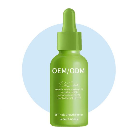3F Triple Growth Factor Repair Ampoule — OEM/ODM skincare by YANE Beauty, Guangzhou