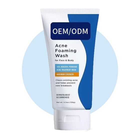 Acne Foaming Cleanser — OEM/ODM skincare by YANE Beauty, Guangzhou