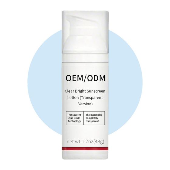 Clear Sunscreen Lotion (Untinted) — OEM/ODM skincare by YANE Beauty, Guangzhou