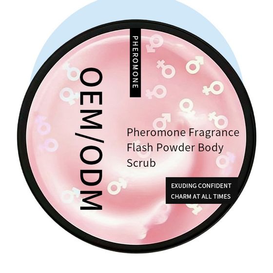 Pheromone Fragrance Shimmer Body Scrub — OEM/ODM skincare by YANE Beauty, Guangzhou
