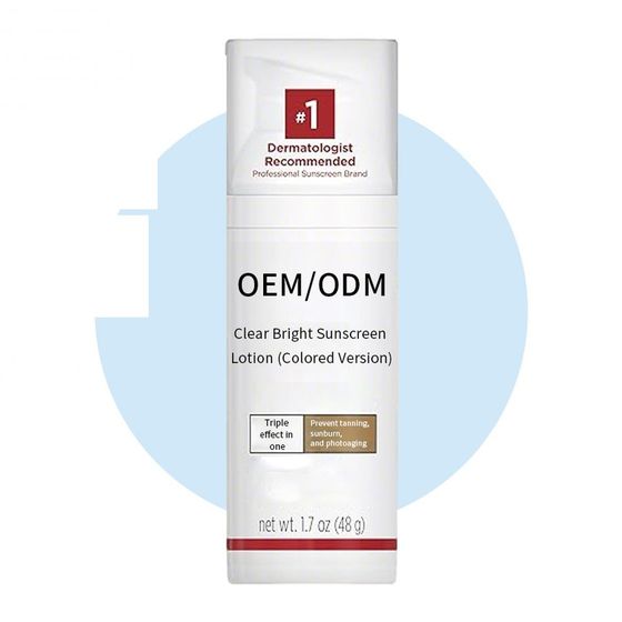 Radiance Sunscreen Lotion (Tinted) — OEM/ODM skincare by YANE Beauty, Guangzhou